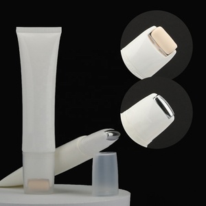 Venta de Fábrica: Tubos Cosméticos Ovalados de Plástico Transparente de 25ml-60ml con Aplicador de Silicona con Cabeza de Bola para Masajes - Product Image 5