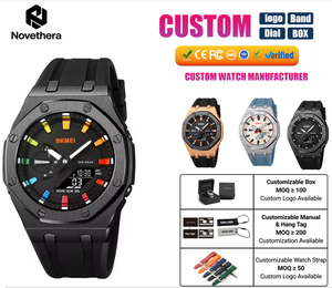 <span class=keywords><strong>Montre</strong></span> Homme Numérique et Analogique à Double Affichage 2243 - <span class=keywords><strong>Montre</strong></span>-Bracelet Heure Mondiale Alarme Chronographe Cadran Personnalisable Boîte Vente en Gros Fabricant - Product Image 1