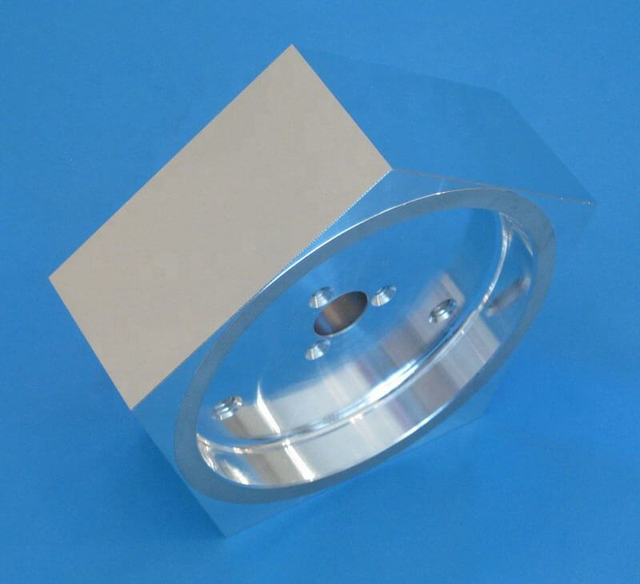 Custom Silver/Gold/Dielectric Coated High Precision 3-12 Sided Polygon Rotating Mirrors Aluminum 6061-T6 LiDAR Scanning Mirror