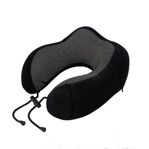 Almohada de Viaje en Forma de U con Soporte para el Cuello de Espuma Viscoelástica, Estilo Avión, Ideal para Campamento y Oficina - Product Image 4