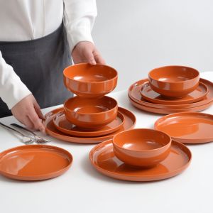 <span class=keywords><strong>12</strong></span> <span class=keywords><strong>piezas</strong></span> 30%/ 100% juego de cena de <span class=keywords><strong>melamina</strong></span> juegos sencillos utensilios de cocina personalizados <span class=keywords><strong>vajilla</strong></span> de <span class=keywords><strong>melamina</strong></span> con punto de pulverización - Product Image 2