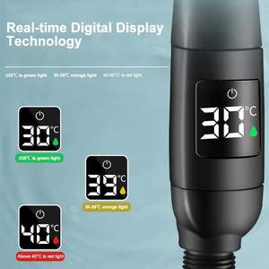 고품질 유 키두 아기 진동 욕조 욕실 수도꼭지 레인 샤워 세트 (온도계 포함) - Product Image 4