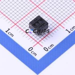 TSC017A05526A03 Tactile Switch Through hole Component (THT) Switch Round Button 2.6N Right Angle Insert 4.5mm - Product Image 2