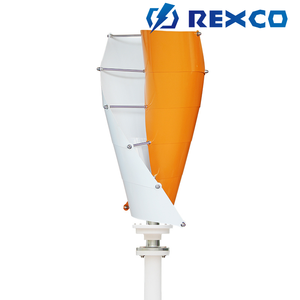 Piccolo albero verticale portatile multicolore per uso domestico 500W turbina eolica ad albero verticale <span class=keywords><strong>a</strong></span> spirale - Product Image 3