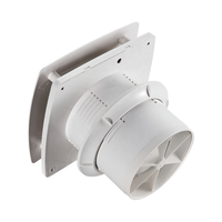 Ventilateur extracteur mural de salle de bain 150 mm avec capteur d'humidité intelligent et minuterie, ventilation automatique