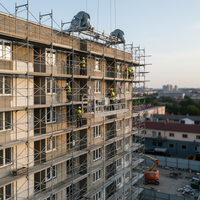 Échafaudage suspendu électrique de 630 kg, berceau d'échafaudage personnalisable pour la rénovation de bâtiments, l'étanchéité des murs et la maintenance des bâtiments