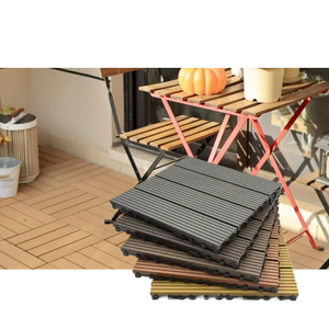 Garden Terrace Courtyard Balcony WPC Flooring Outdoor Anti-corrosion Wood <b>Plastic</b> Composite DIY Deck <b>Tiles</b> - Product Image 3