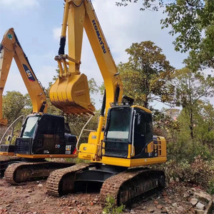 Excavatrice sur chenilles Komatsu PC160 d'occasion, 16 tonnes, excavatrice japonaise d'origine en bon état de marche, vendue à bas prix - Product Image 4