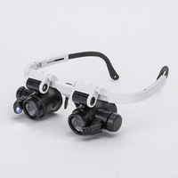 8X 15X 23X Head Mounted Glasses High Magnification Mechanical Clock Repair Carve Antique Jewelry Appraisal 9892H1
