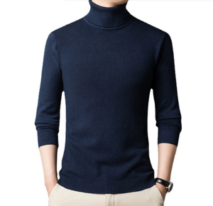 Pull à col haut hommes Slim Fit automne hiver chaud hommes Base tricots approvisionnement direct d'usine - Product Image 6