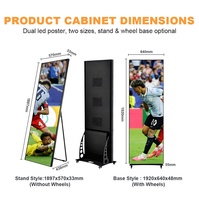 Pantalla LED Inteligente con Control Wifi, para Carteles y Anuncios, Señalización Digital para Tiendas, Hoteles y Lobbies