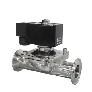 วาล์วโซลินอยด์ไฟฟ้าสแตนเลสเกรดอาหาร COVNA แบบ Tri-Clamp 240 โวลต์ รับประกัน 90 วัน - Product Image 3