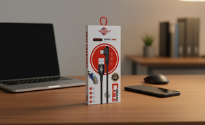 Cavo dati Wisdomup Type-C in nylon intrecciato a ricarica rapida per cellulare - Product Image 2