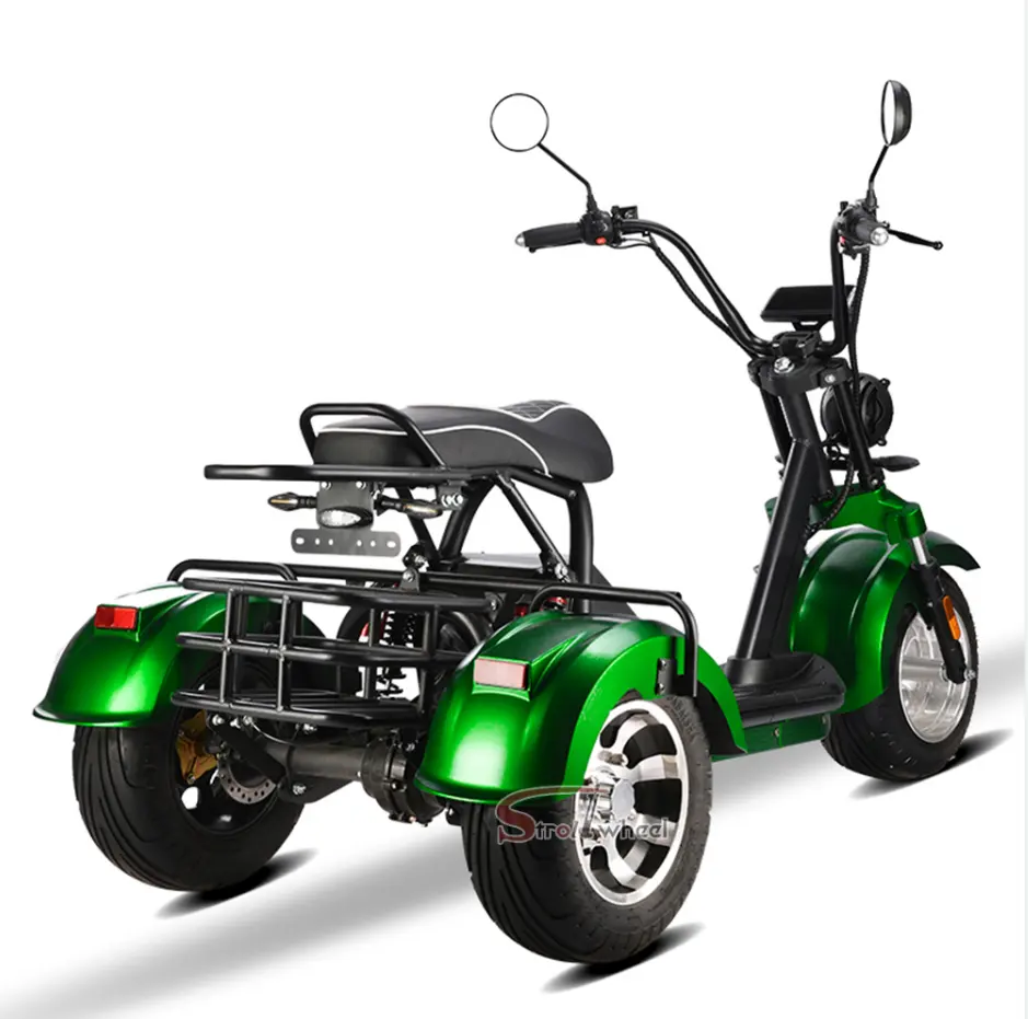 Популярный электрический велосипед с толстыми шинами e chopper 2000 Вт 2*60 в 20 Ач, скутер citycoco, трехколесный скутер, мотоциклы