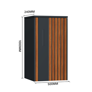 Pakketkluis vrijstaand brievenbus op maat gemaakte hoogbeveiligde expresspakketkast veranda brievenbus metalen buiten pakketkluis - Product Image 2