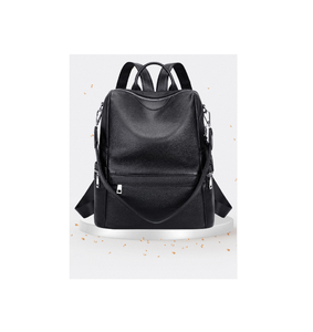 Mochila de Mujer de Diseño Inteligente, 100% Cuero Genuino, Impermeable, Ligera, de Lujo, para Negocios, Oficina, Viajes Diarios - Product Image 1