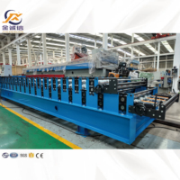 Machine de formage à rouleaux double couche pour tôles trapézoïdales de toiture/mur, contrôle PLC haute précision, moteur Siemens, engrenage en acier galvanisé