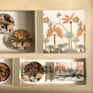 双层开口枣椰坚果甜品盒方形食品纸巧克力礼品盒斋月杯套装开心果盒包装 - Product Image 2