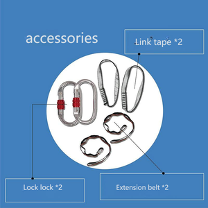 Ensemble <span class=keywords><strong>de</strong></span> balançoire <span class=keywords><strong>de</strong></span> yoga anti-gravité <span class=keywords><strong>de</strong></span> haute qualité hamac aérien en nylon pour sangle mousqueton pour le <span class=keywords><strong>camping</strong></span> et la randonnée - Product Image 3