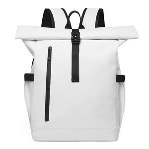 Mochila de Lujo Minimalista con Marco Externo de Nailon, Cierre de Cremallera y Broche, Impermeable, Unisex, 20-37L, para Uso Diario - Product Image 3