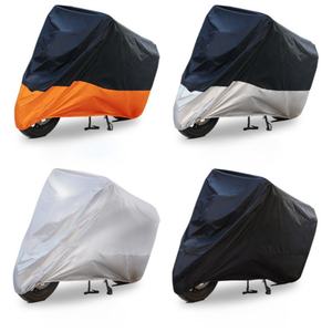 Housse personnalisable en tissu Oxford 210d pour <span class=keywords><strong>moto</strong></span>, imperméable, anti-uv, protection contre la <span class=keywords><strong>pluie</strong></span> et le soleil, avec <span class=keywords><strong>cape</strong></span> <span class=keywords><strong>de</strong></span> <span class=keywords><strong>moto</strong></span> pour l'extérieur - Product Image 4