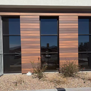 Revestimiento y Paneles de Pared Exterior de WPC Coextruido - Textura de Grano de Madera 3D Impermeable e Ignífugo - Product Image 1