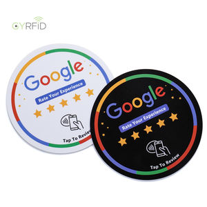 Pvc 68mm Nfc213 Google Review Nfc Tap Card Nfc Tarjeta Nfc Google Review Sticker - Product Image 3