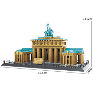 Wange 6211 Bloques de Construcción del Puerta de Brandenburgo de Berlín, Modelo de Ladrillos, Adornos, Juego de Bloques de Construcción Educativos para <span class=keywords><strong>Niños</strong></span>, Juego de Juguetes de Plástico - Product Image 6