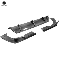 Difusor trasero de estilo MP de fibra de carbono, divisor de labios de parachoques trasero automático para BMW X6 G06 2019 + Kit de cuerpo de labio trasero de repuesto