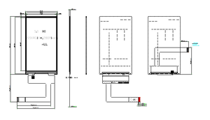 5英寸MIPI接口IPS垂直TFT液晶显示模块，720*1280 ILI9881C 300nits，适用于汽车和移动终端 - Product Image 3