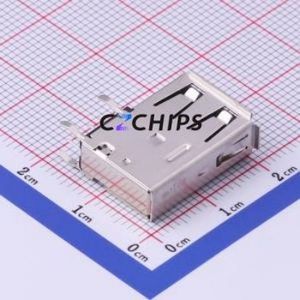 482040001 USB Connector Through hole Component (THT) Connector Type-A USB 2.0 Female Side Insert - Product Image 2
