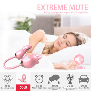 Vibrator Masturbator Wanita 2-in-1 Rose, Getaran Listrik, Lidah Berkepala Dua, Sensasi Menjilat, Getaran, Tahan Air IPX7, Sensasi Sentuhan Nyata - Product Image 6