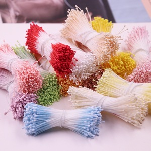 เส้นใยโพลีเอสเตอร์สีสันสดใสแบบด้าน ขนาด 1.5 มม. สำหรับทำดอกไม้ประดิษฐ์ แกนดอกกุหลาบ จัดดอกไม้ และงานฝีมือ - Product Image 1
