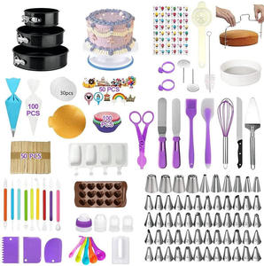 <strong>Cake</strong> Decorating Supplies <strong>Kit</strong>,464 Pcs with Non-Slip <strong>Cake</strong> Turntable and Springform <strong>Cake</strong> Pans,Baking Supplies for Beginners - Product Image 3