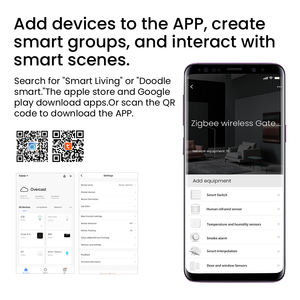 Xzj Tuya 2.4Ghz <span class=keywords><strong>Wifi</strong></span> & Ir Slimme Afstandsbediening Met Mobiele App, Stembediening Voor Smart Home-Apparaten - Product Image 3