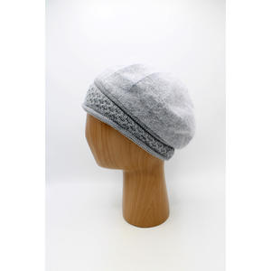 Bonnet personnalisé avec logo holographique 413067, doublure en polaire gris clair, unisexe, pour les sports d'hiver et la promotion d'équipe - Product Image 2