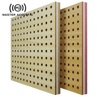 Panneau insonorisant perforé panneau mural acoustique panneau MDF