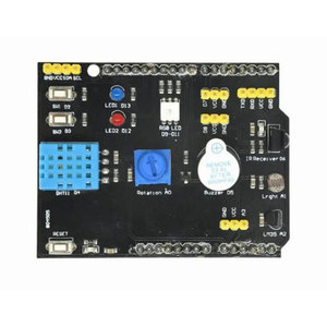 Placa de Expansión Arduino 9 en 1 con DHT11, LM35 y Buzzer para UNO, Educación y Proyectos Maker - Product Image 1