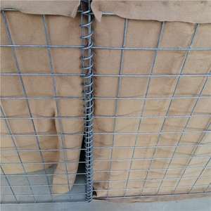 Jala kawat galvanis panas 76.2*76.2mm penghalang pertahanan tahan ledakan untuk benteng dinding pasir - Product Image 4