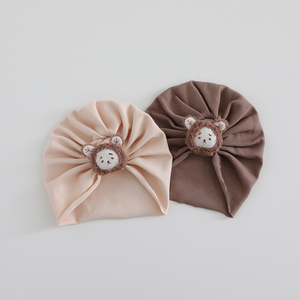 Infant <strong>Newborn</strong> Korean Style Printed Cotton <strong>Sun</strong> Visor <strong>Hat</strong> 44-52cm with Adjustable Strap Four Seasons Quick-Dry Breathable Unisex - Product Image 3