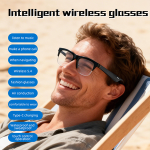 F05 OEM ODM pour lunettes intelligentes de scooter unisexes, compatibles avec Sun Android, verres polarisés UV400, lunettes carrées blanches, lunettes de mode - Product Image 5
