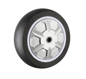 Rodízios giratórios de PU para serviços pesados rodas de rodízios industriais de 5 polegadas - Product Image 3