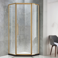 Diamant Vorm Goud Badkamer Douche Behuizingen Douche