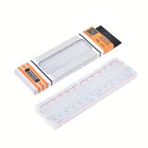 Placa de Conexión Universal MB-102 de Calidad, Breadboard de 165*55*10mm con 830 Orificios, Líneas Rojas y Azules, Accesorio Electrónico Experimental - Product Image 1