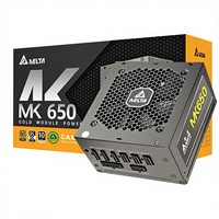 Alimentation pour ordinateur de bureau Delta Rated 650W Mk650 Gold Medal Full-Mode (Double 8 broches/Tension complète/12V monocanal)