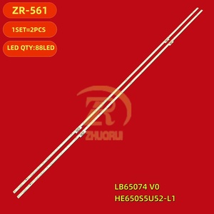 ZR-561 Nuova Striscia <span class=keywords><strong>LED</strong></span> Retroilluminazione TV LCD H65E9A 65U7A 65H9100E Compatibile con IC-A-CNDN65E041 HE650S5U52-L1 LB65074 Striscia Luminosa TV - Product Image 2