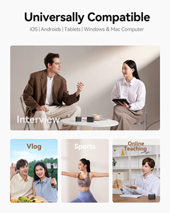 Hollyland Lark M2S microfono a condensatore senza fili per iPhone <span class=keywords><strong>Android</strong></span> cancellazione del rumore per fotografia <span class=keywords><strong>Vlogging</strong></span> interviste - Product Image 6