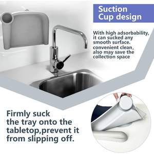 Bandeja de comedor de silicona portátil para bebé para silla de mesa rápida <span class=keywords><strong>Inglesina</strong></span> con bandeja rápida Sillas de mesa rápida con clip para bebé - Product Image 6