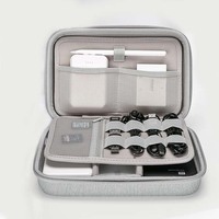 Coque rigide eva transportant tech cordon électronique organisateur chargeur câble étui de voyage pochette sac