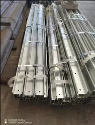 Poste de Acero Galvanizado en Caliente Q235, Tipo H/C, para Muros de Contención con Soportes de Hormigón - Product Image 3